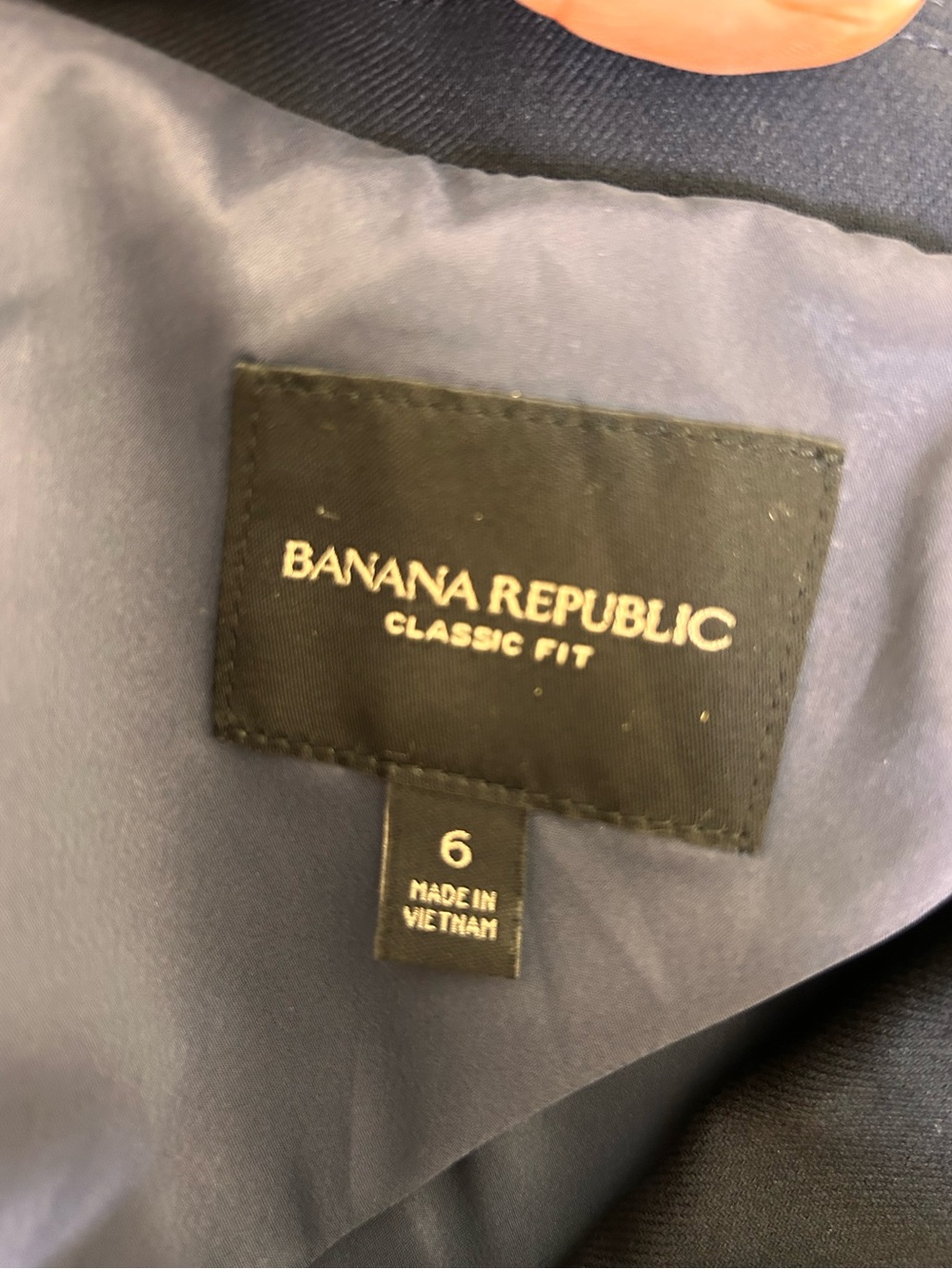 Banana Republic Classic Fit Navy Blazer Women’s Size 6 - Picture 6 of 6